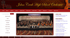 Desktop Screenshot of johnscreekorchestra.com